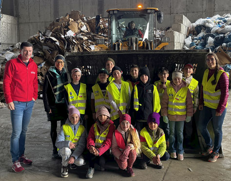 Besuch der Volkschule im Ressourcenpark Steyrtal