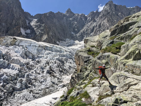 Torinohütte, Refugio Torino, Monte Bianco, Entrèves, Aiguille du Rochefort, Dome du Rochefort, Pointe Young, Pointe Marguerite, Pointe Hélène, Pointe Croz, Pointe Walker, Pointe Whymper, Grandes Jorasses, Überschreitung, Bivacco Ettore Canzio, Rif