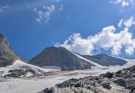 Grand Pic de la Meije, Traversée de la Meije, Refuge du Promontoire, les Enfetchores, Mejie, Überschreitung Barre des écrin, écrinmassiv, La Grave