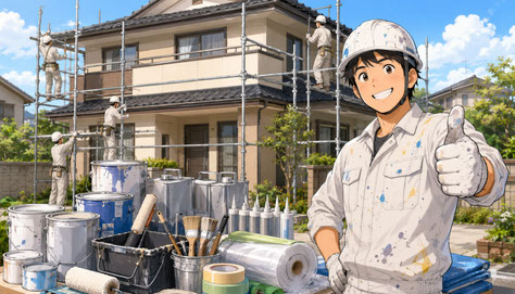ナフサショックによるシンナー・塗料不足の影響で足場架設のタイミングを変更する塗装会社