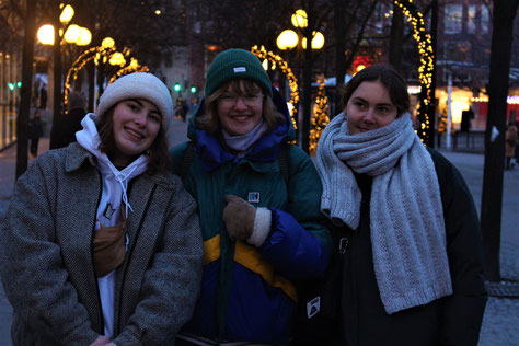 Antonia, Claire und Greta