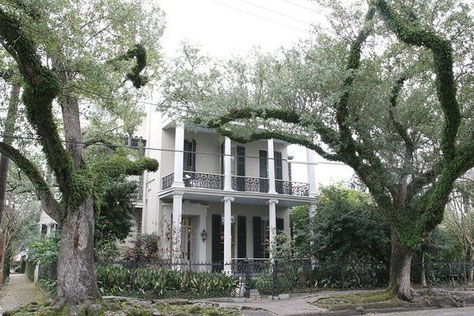 La casa protagonista de la saga, en el Garden District, en Nueva Orleans.