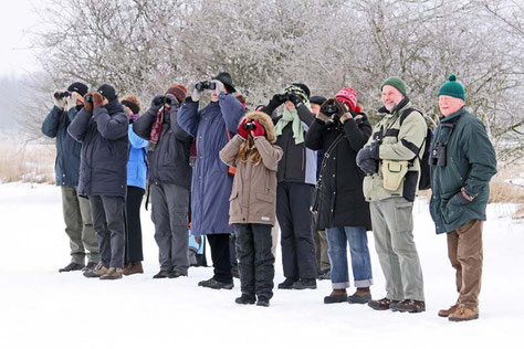 Die Avifauna-Gruppe on tour. © M. Schneider