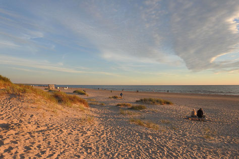 Dünen am Strand von Liepaja in Lettland