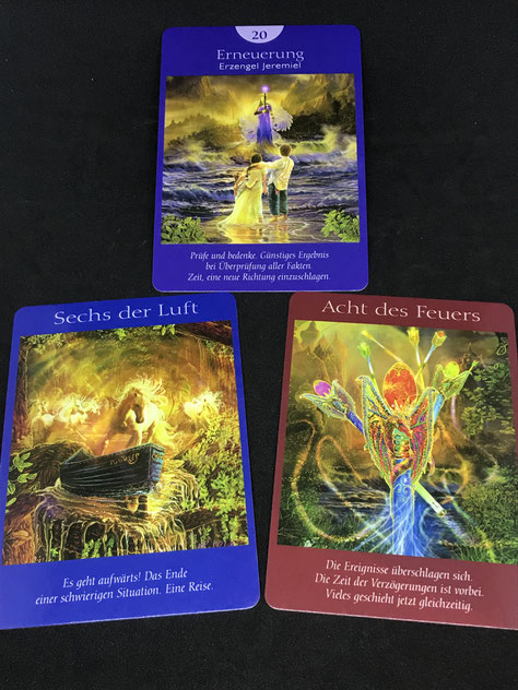 Das Engel Tarot von Doreen Virtue auf Phönixzauber kostenlose Tagesbotschaft