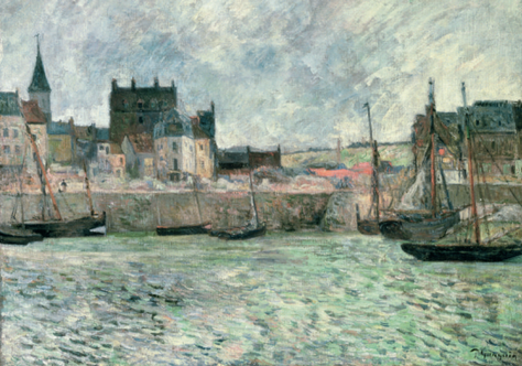 Gauguin, Paul (1848-1903) Le Port de Dieppe, vers 1885 Huile sur toile, Manchester, Royaume-Uni, Manchester City Galleries © Manchester Art Gallery, UK / Bridgeman Images