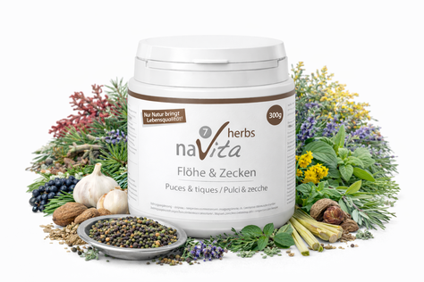 NaVita-herbs7, Flöhe & Zecken | hundkatzeschmaus.ch