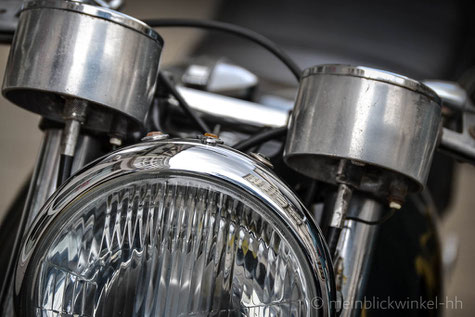 Scheinwerfer Motorrad Metall Lampe Chrom Easy Rider