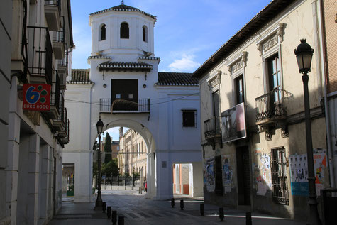One of the four city gates of Santa Fé