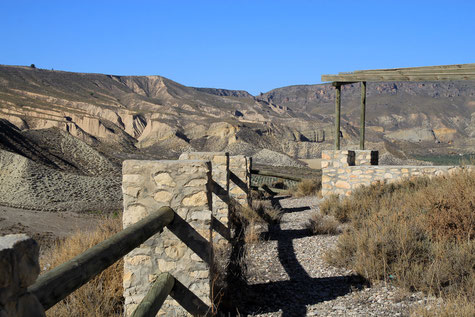 The viewpoint in Dehesas de Guadix