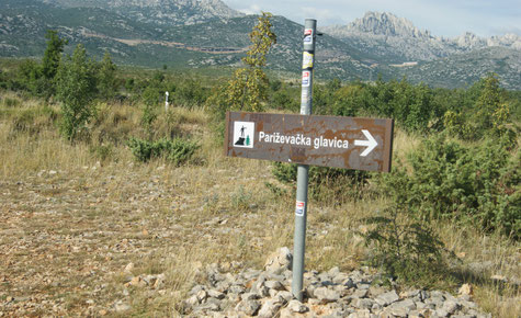 Wegweiser zum Canyon
