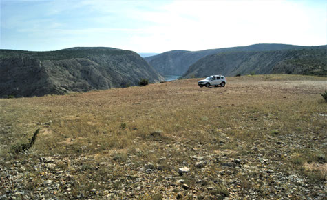 Auf dem Plateau am Canyon
