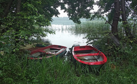 Boote am Großen Präßnicksee