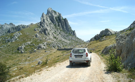 Piste kurz vor der Klagemauer