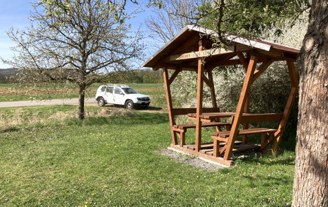 Rastplatz in der Natur