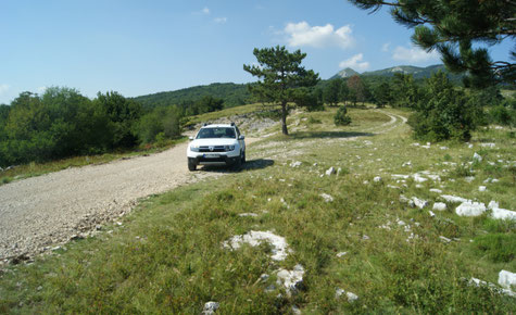 Kurzer Halt in der herrlichen Landschaft