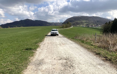 Schotterweg zum Wachtküppel