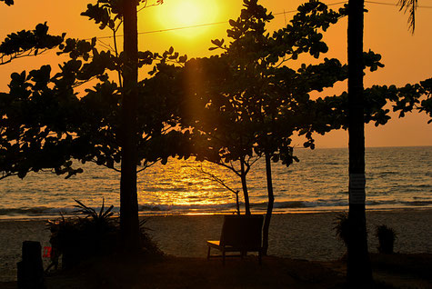 A sunset at the west coast - Ngwesaung