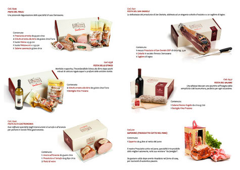 Salumificio Dentesano - foto impaginazione e stampa pieghevole