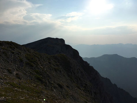 Der kleine Daumen (2.197m) wartet schon