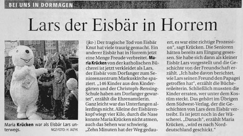 Artikel aus der NGZ vom 30.3.2011