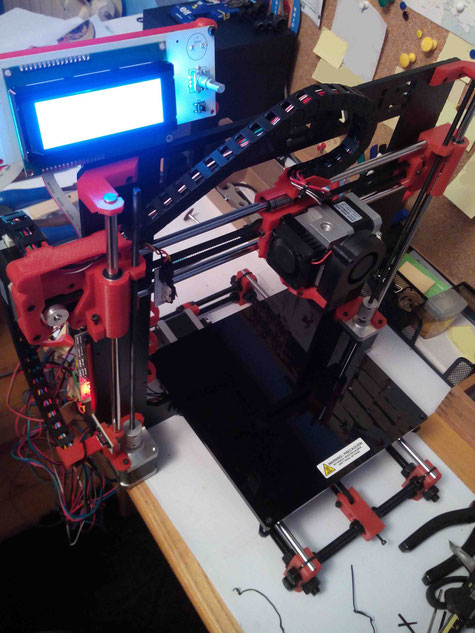 Últimos pasos del montaje de la impresora 3D