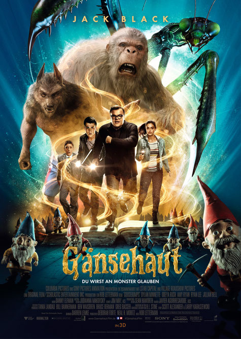 Jack Black - Gänsehaut - Sony - kulturmaterial - Filmplakat