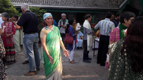 2016 ; Michal at the Meher Nazar compound