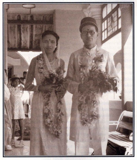 Nariam an Arnavaz's wedding day - photo courtesy of Arnavaz's book "Gift of God"