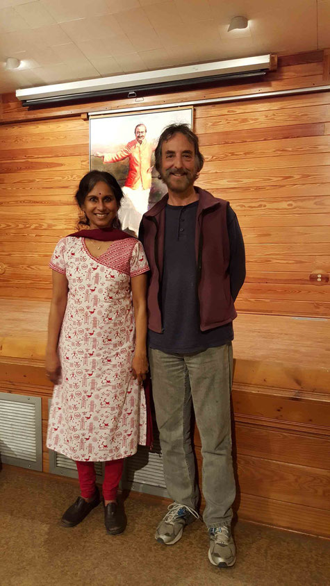  April 2016 ; Michael & Lakshmi at Meher Center, Myrtle Beach, SC. - photo taken by Anthony Zois