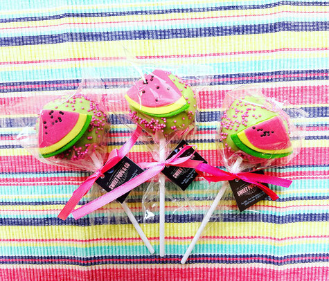 Sweet Pops_Partenaire de La mariée en fleur_Cake Pops_Mariage original sur mesure_été_pastèque