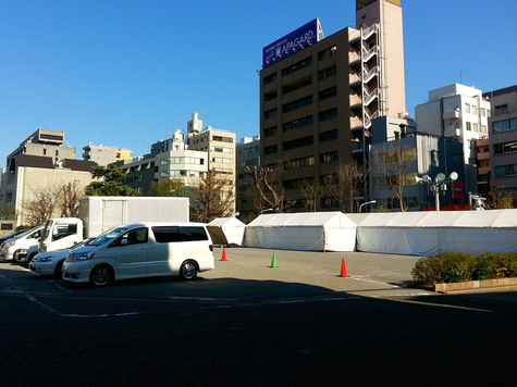 築地本願寺重要文化財指定記念行事「ごえん」準備風景