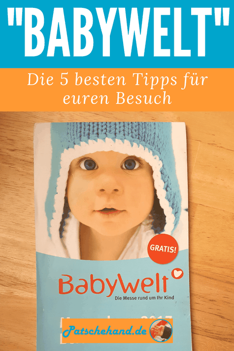 Pinterest-Grafik für "Babywelt"-Beitrag auf Mama-Blog patschehand.de