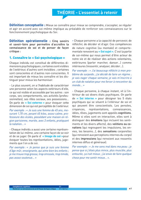 Compétences psychosociales. Renforcer sa connaissance de soi et penser de façon critique. CPS. Référentiel opérationnel à destination des professionnels experts et formateurs CPS. Fiches d'activités CPS. Béatrice Lamboy.