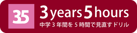 1科目5時間で中学3年間の総復習,塾に頼らず家庭学習で成果,塾と併用も可,公立高校受験対策