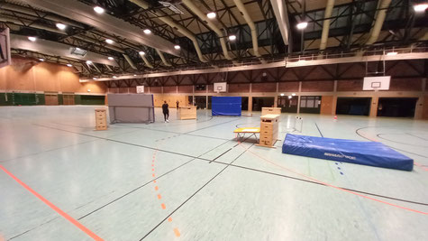 Hallensport wie hier in der Kreissporthalle wird in den kommenden Monaten wieder den Sportbetrieb im SRC mitprägen. Foto:SRC