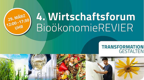 Einladung zum 4. Wirtschaftsforum BioökonomieREVIER 