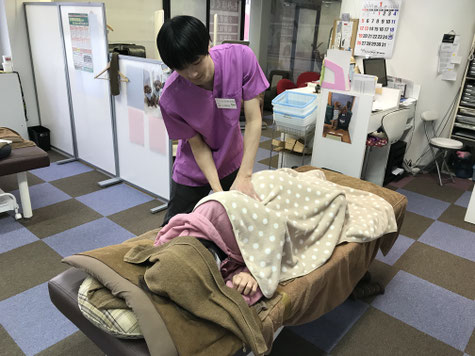 妊婦の腰痛マッサージ