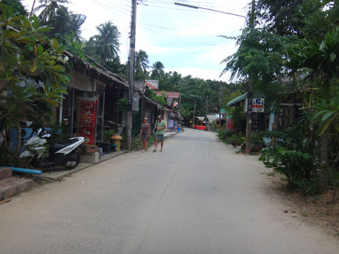 Eine Straße in Thang Naan