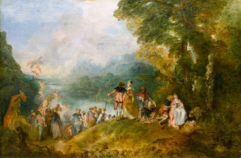 Embarquement pour Cythère, Jean-Antoine Watteau (1717)