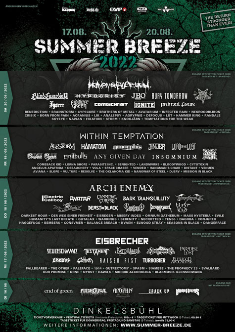 PHOTO COPYRIGHT: SUMMER BREEZE Open Air