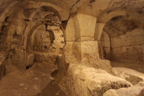 Souterrain de Prinçay (Vienne) - Photo L. Stevens