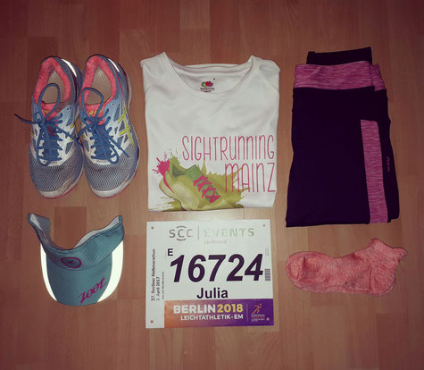 Meine Ausrüstung für den Halbmarathon
