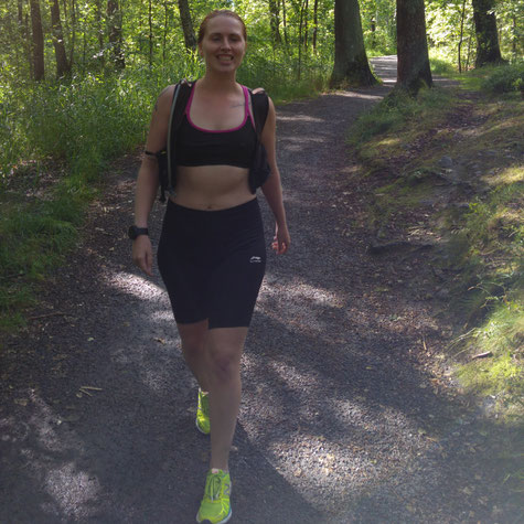 Drahtig sieht anders aus, aber das ist mir egal. Ich bin happy mit meinem Lauf-Body.