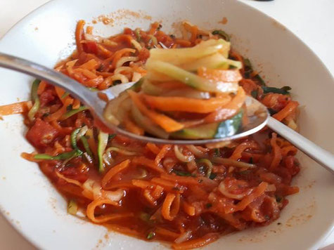 Zoodles wird es in Zukunft bei uns öfter geben.