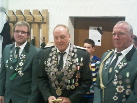 von links nach rechts: Felix Albert, Bernd Schumacher, Michael Kilb