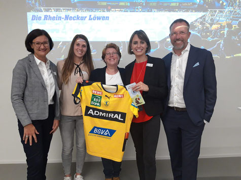 Adviva Unternehmerinnen Treffen mit  Rhein-Neckar-Löwen
