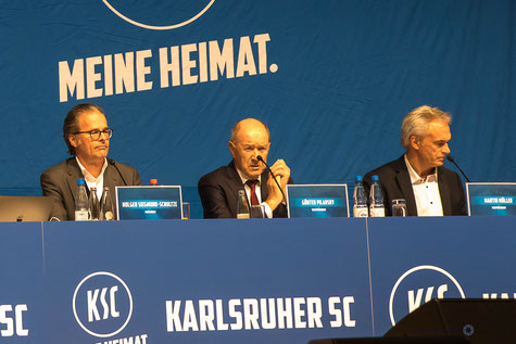 Präsident Siegmund-Schultze und die Vizepräsidenten Pilarsky und Müller