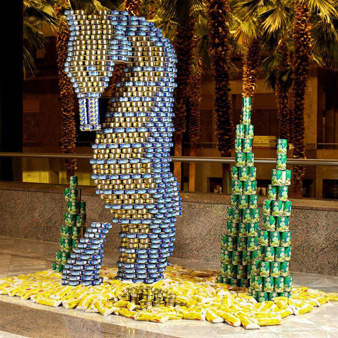 Metal Packaging Europe announces a European partnership with Canstruction