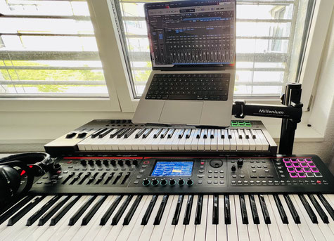 Mobile music production workstation